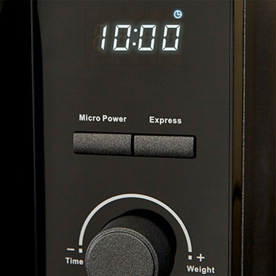 Tower black shop glitz microwave