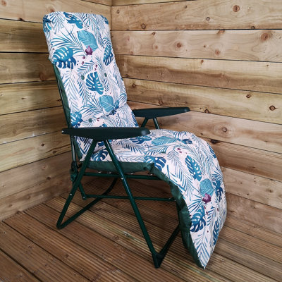 Padded sun outlet lounger asda