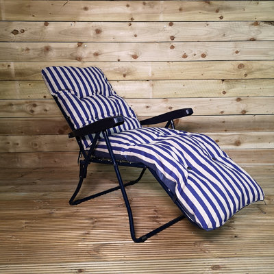 Padded reclining discount garden chairs tesco