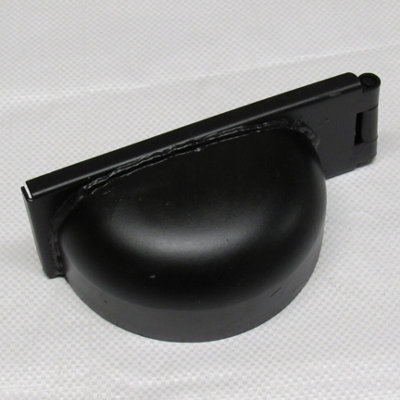Padlock Protector Hasp and Staple Right Hand Black (Safety Protection ...