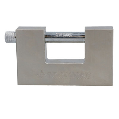 Padlock Steel Security Shutter Lock Container Door 100mm Rotating Shackle