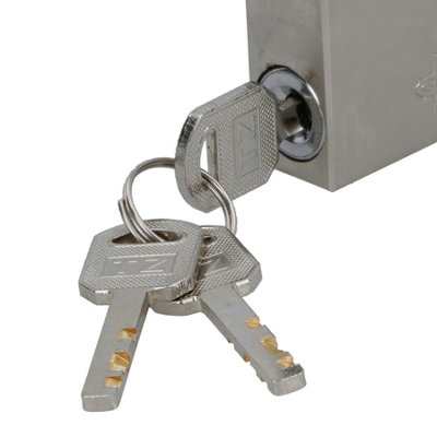 Padlock Steel Security Shutter Lock Container Door 100mm Rotating Shackle