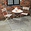 PADSTOW Bistro Folding Set Champagne