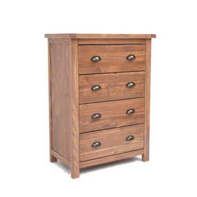 Padua 4 Drawer Chest of Drawers Brass Cup Handle