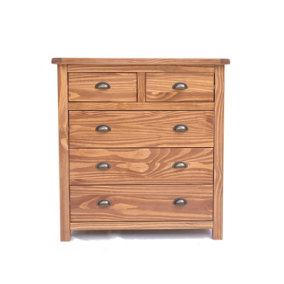 Padua 5 Drawer Chest of Drawers Brass Cup Handle