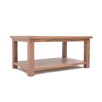 Padua Lacquered Coffee Table with Shelf