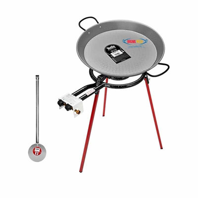 Paella Cooking Set with Burner 46cm DIY at B&Q