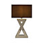 Pagazzi Athena Chrome Small Mirror Table Lamp