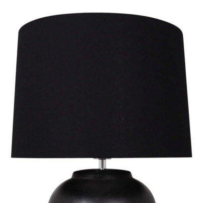 Pagazzi Belen Ceramic All Black Table Lamp