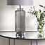 Pagazzi Brock Grey Glass Table Lamp