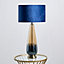 Pagazzi Elena Metallic Blue Table Lamp
