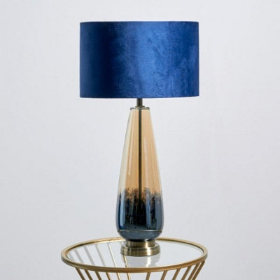 Royal blue table lamp discount