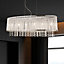 Pagazzi Gabbanna 6 Light Polished Chrome Pendant Ceiling Light