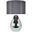Pagazzi Geller 61cm Iridescent Table Lamp