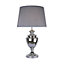 Pagazzi Giona Large Polished Chrome Table Lamp