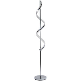 Pagazzi Indie LED Silver Chrome Floor Lamp
