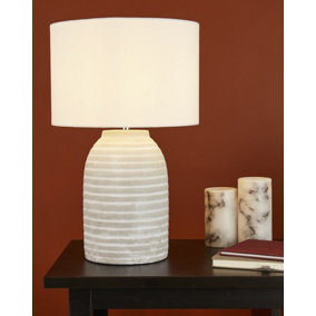 Pagazzi Jennie Cream Ceramic Table Lamp