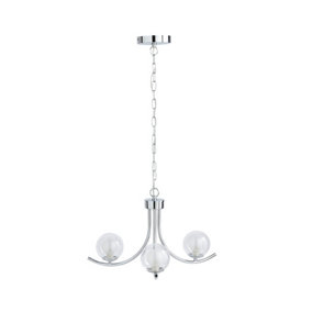 Pagazzi Jimena Polished Chrome Chandelier