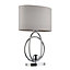 Pagazzi Loop Polished Chrome Touch Table Lamp
