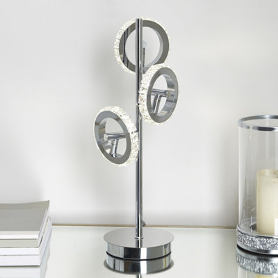 Pagazzi Polished Chrome LED Table Lamp