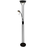 Pagazzi Tiree LED Mother and Child Black Floor Lamp