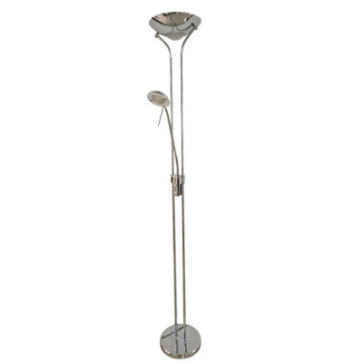 Pagazzi Tiree LED Mother and Child Polished Chrome Floor Lamp