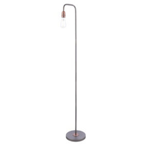 Pagazzi Vitor Industrial Copper and Grey Floor Lamp