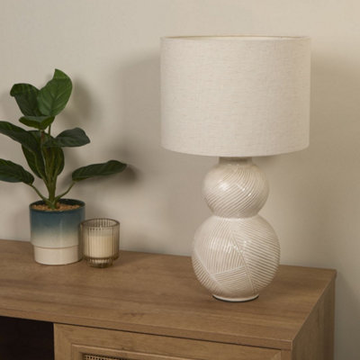 Pagazzi Wilmette White Ceramic Table Lamp