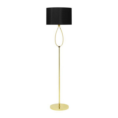 Pagazzi Zabina LED Gold & Black Floor Lamp
