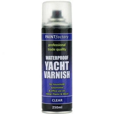PNJB All Purpose Yacht Varnish 400ML - Professional Gloss Finish Spray Wood Colour Paint, Interior, And Exterior Surfaces - Fast Drying Sealer - Easy To Apply (Pack Of 2