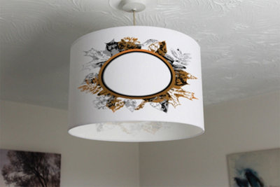 Paint Print Autumn Decoration (Ceiling & Lamp Shade) / 45cm x 26cm / Ceiling Shade