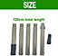 Paint Roller Extension Pole for Screw Fit or Push Fit Rollers 120cm Pole for Painting