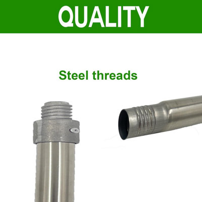 Paint Roller Extension Pole for Screw Fit or Push Fit Rollers 120cm Pole for Painting - 4