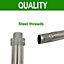 Paint Roller Extension Pole for Screw Fit or Push Fit Rollers 120cm Pole for Painting