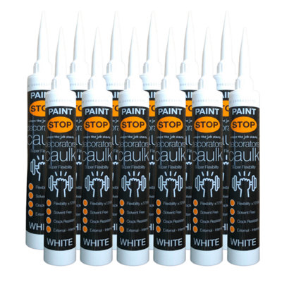 Paint Stop Decorators Caulk White 380ml - Pack of 12