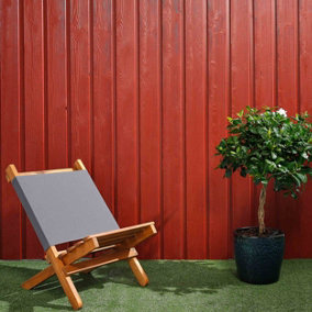 Painted Cladding TG Shiplap Swedish Red 21 Bundles Viking  (L) 2.4m (W) 146mm (T) 19mm Pack of 126 pieces (21 bundles)