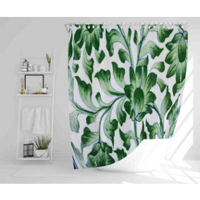 Painted Pottery Pattern Shower Curtain / Default Title