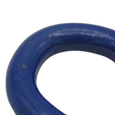 Painted Trawler Bow Shackle Square Head Pin 10MM - Pack of 2 (Blue Fishing Boat Connector Marine Omega) - 3