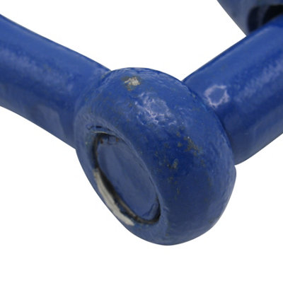 Painted Trawler Bow Shackle Square Head Pin 10MM - Pack of 2 (Blue Fishing Boat Connector Marine Omega) - 4