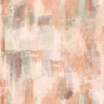 Painterly Pattern Neutral Wallpaper