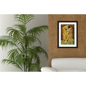 Painting by Gustav Klimt - The Kiss Canvas Room Decor Gifts for Girls Peel and Stick