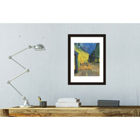 Painting by Van Gogh - Cafe Terrace at Nigh Canvas Room Decor Gifts for Girls Peel and Stick
