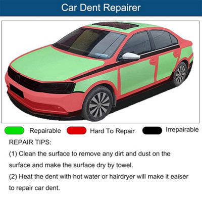 VEVOR 107 PCS Dent Removal Kit, Paintless Dent Repair Kit with Golden