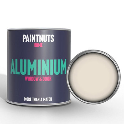 PaintNuts Aluminium Metal Window Door Weatherproof Matt Paint - Cream - 250ml