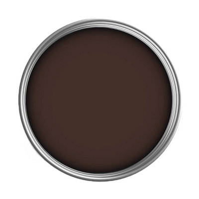 PaintNuts Aluminium Metal Window Door Weatherproof Satin Paint - Chocolate Brown - 1L (RAL8017)