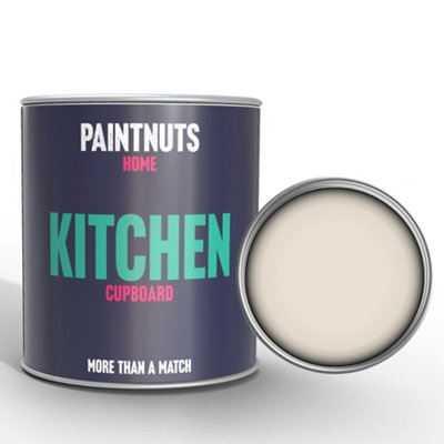 PaintNuts Solid Wood Laminated Kitchen Units Cupboard Cabinet Door Gloss Paint - Cream - 250ml