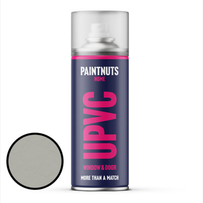 PaintNuts UPVC Door & Window Gloss Paint - Agate Grey - 400ml Spray Can