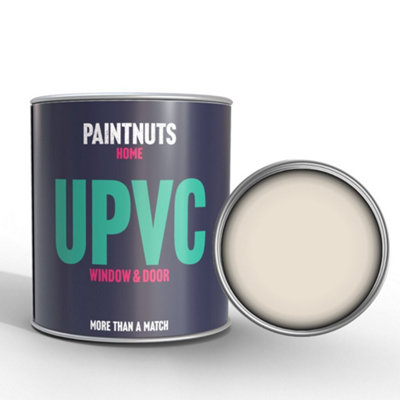 PaintNuts UPVC Door & Window Gloss Paint - Cream - 500ml Tin