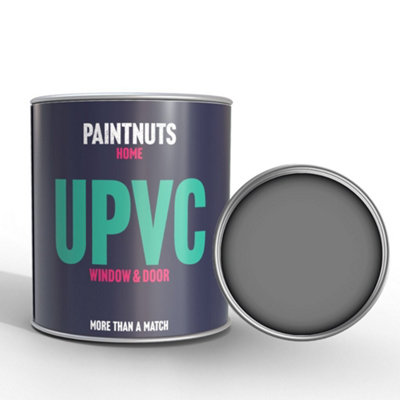 PaintNuts UPVC Door & Window Gloss Paint - Dusty Grey - 250ml Tin