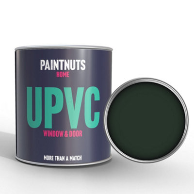 PaintNuts UPVC Door & Window Gloss Paint - Fir Green - 1L Tin